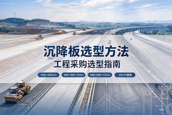 凤翔沉降板选择方法
