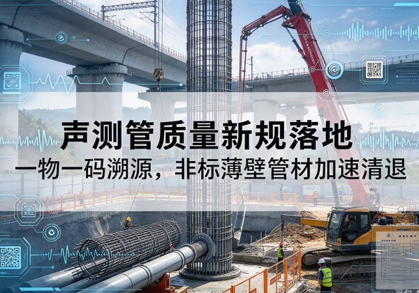 凤翔声测管质量新规落地，一物一码溯源，非标薄壁管材加速清退