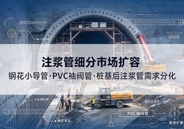 凤翔注浆管细分市场扩容，隧道钢花小导管、PVC 袖阀管、桩基后注浆管需求分化